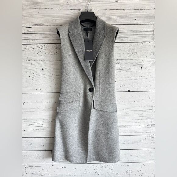 Rag & Bone Wool Duchess Vest - Picture 4 of 8